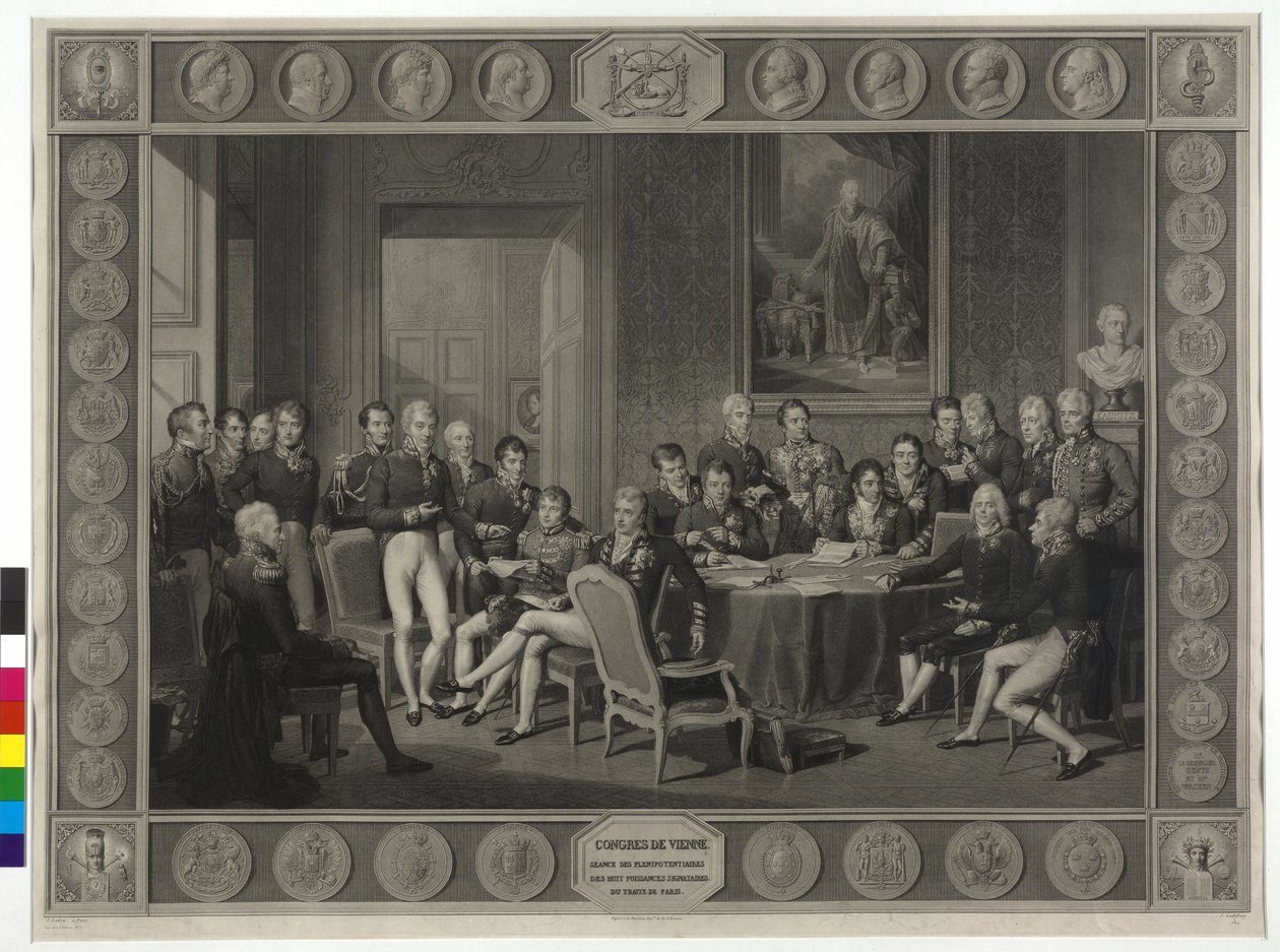 Bécsi kongresszus 1814 / 1815 alkotó: Jean Godefroy