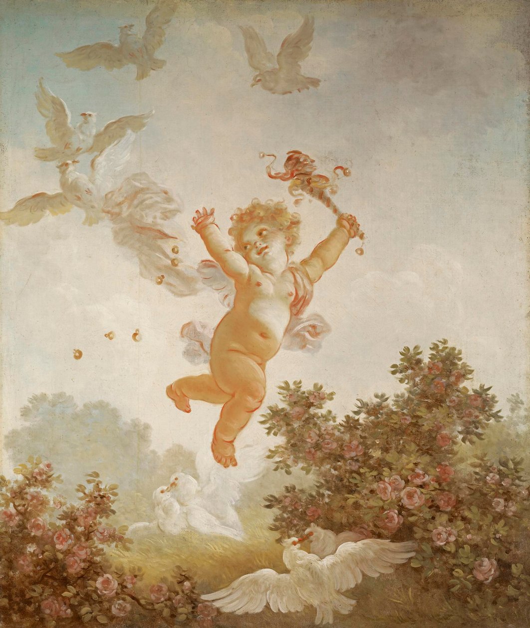 Fragonard - A szerelem fejlődése Szerelem a bolond, 1790-91 alkotó: Jean Honore Fragonard