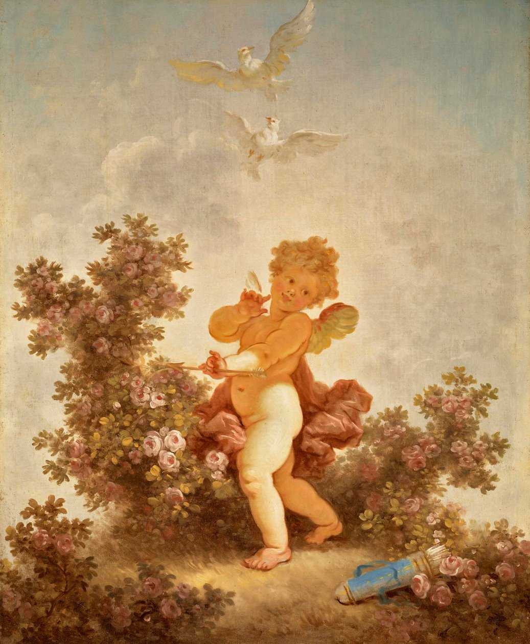 Fragonard - A szerelem fejlődése Szerelem az őrszem, 1790-91 alkotó: Jean Honore Fragonard