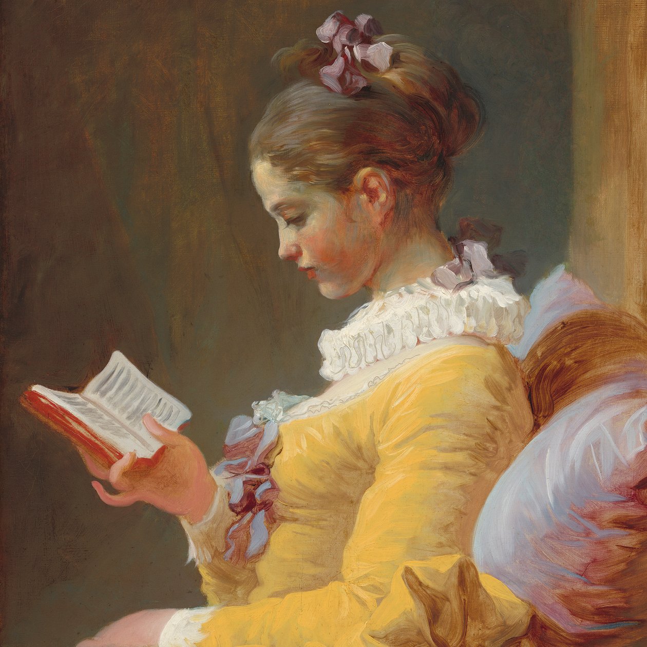 Francia: Jeune Fille lisant Az olvasó alkotó: Jean Honore Fragonard
