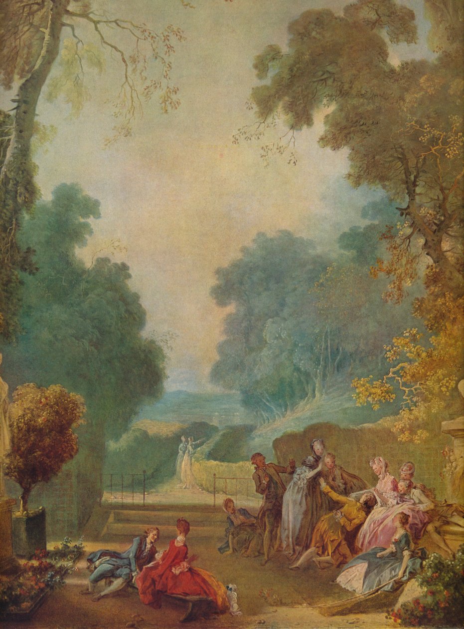 Forró kagylók játéka, 1775-1780 alkotó: Jean Honore Fragonard