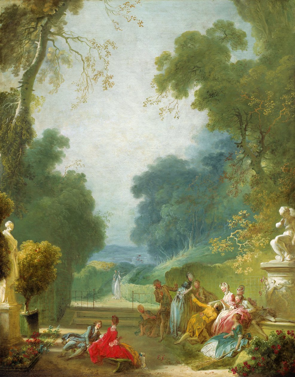 Forró kagylók játéka, 1775-80 alkotó: Jean Honore Fragonard