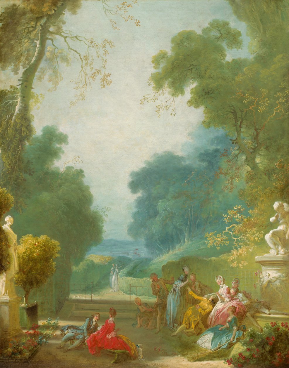 A forró szívkagylók játéka c. 17751780. alkotó: Jean Honore Fragonard
