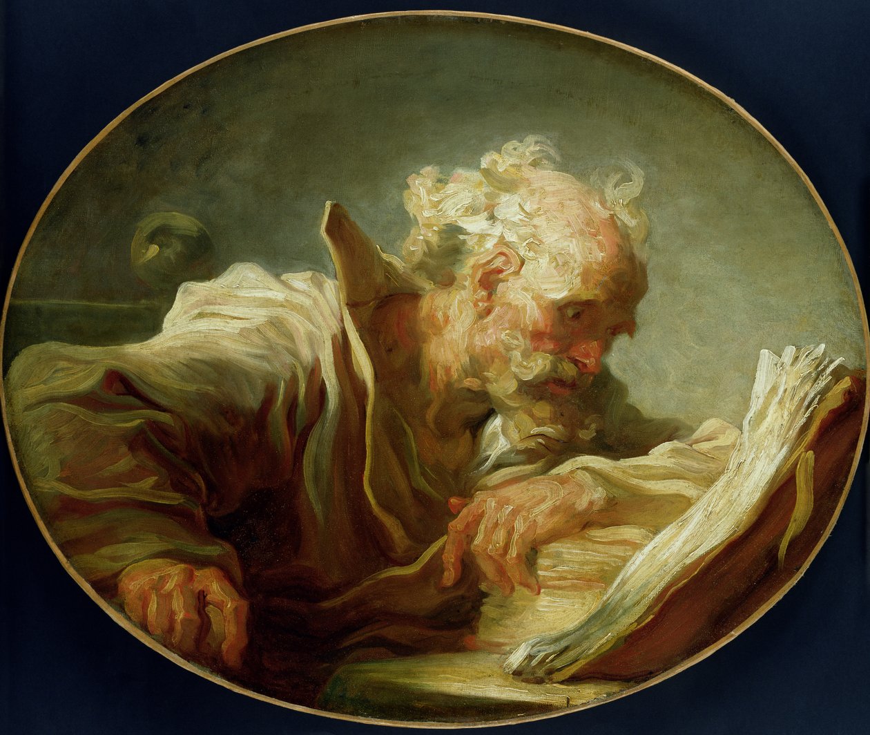 Egy filozófus, 1764 körül (lásd még: 146466) alkotó: Jean Honore Fragonard