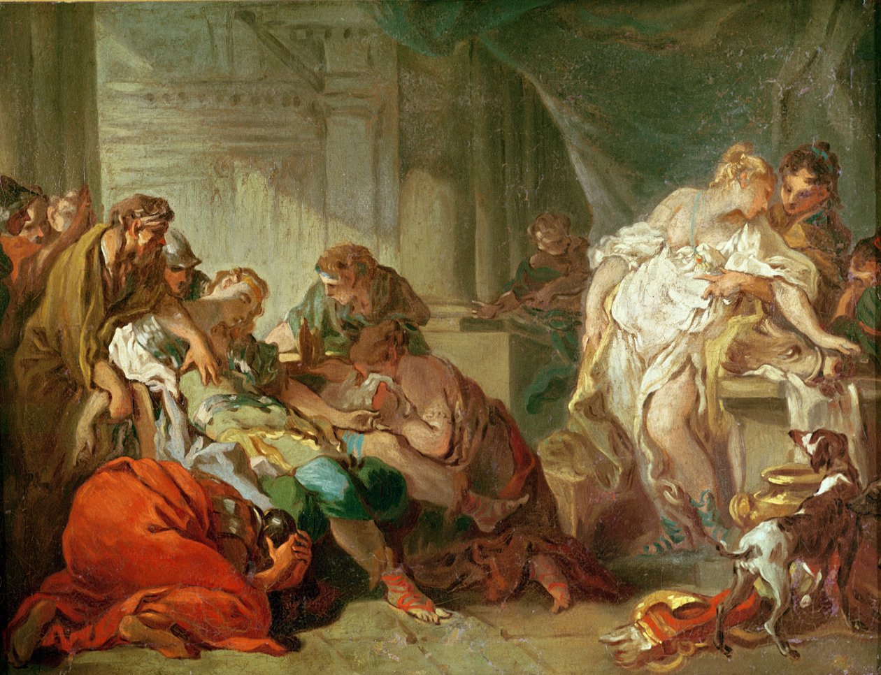 Antiochus és Stratonice alkotó: Jean Honore Fragonard