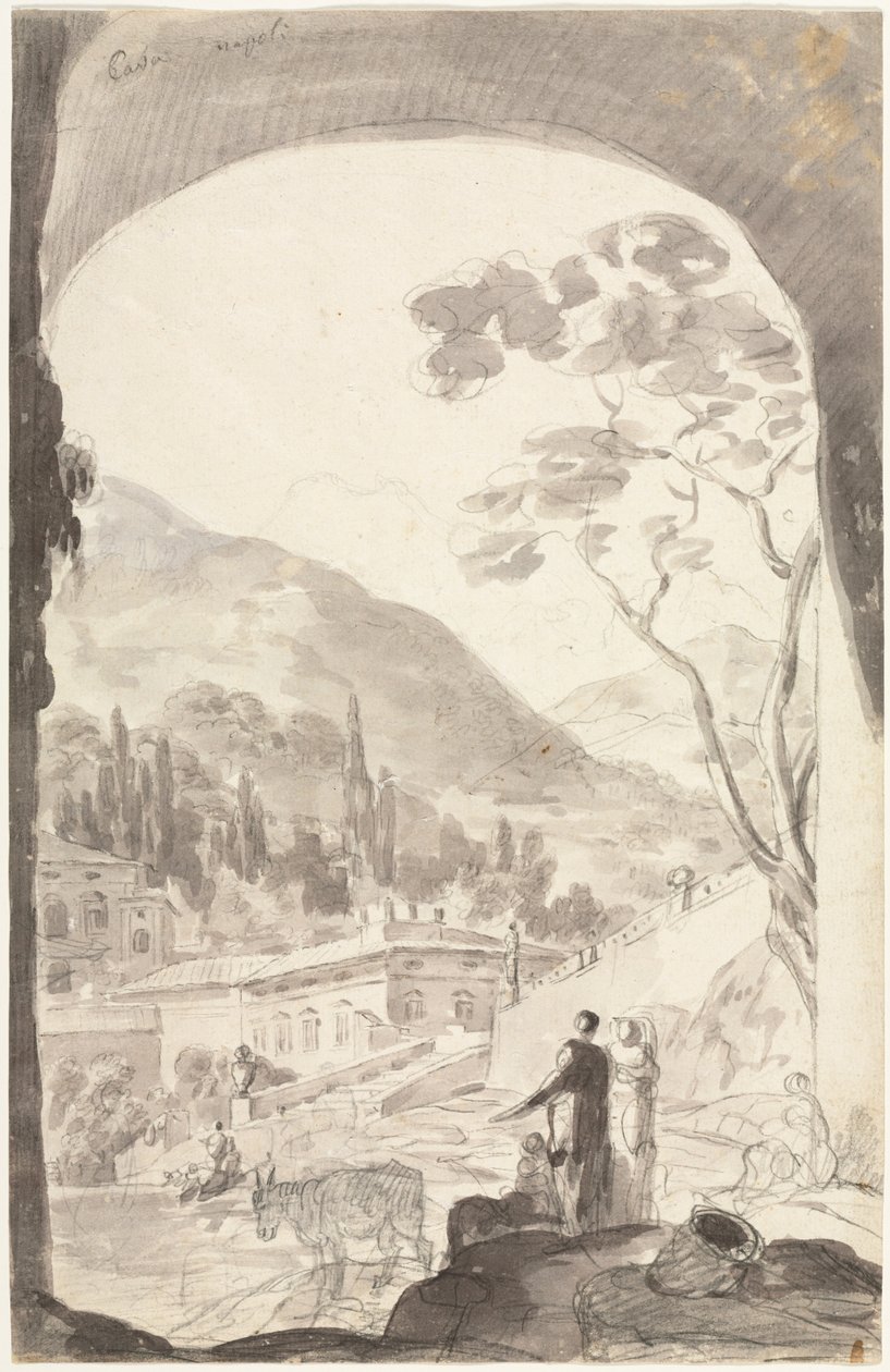 Cava Napoli, 1700-as vagy 1800-as évek. alkotó: Jean Honore Fragonard