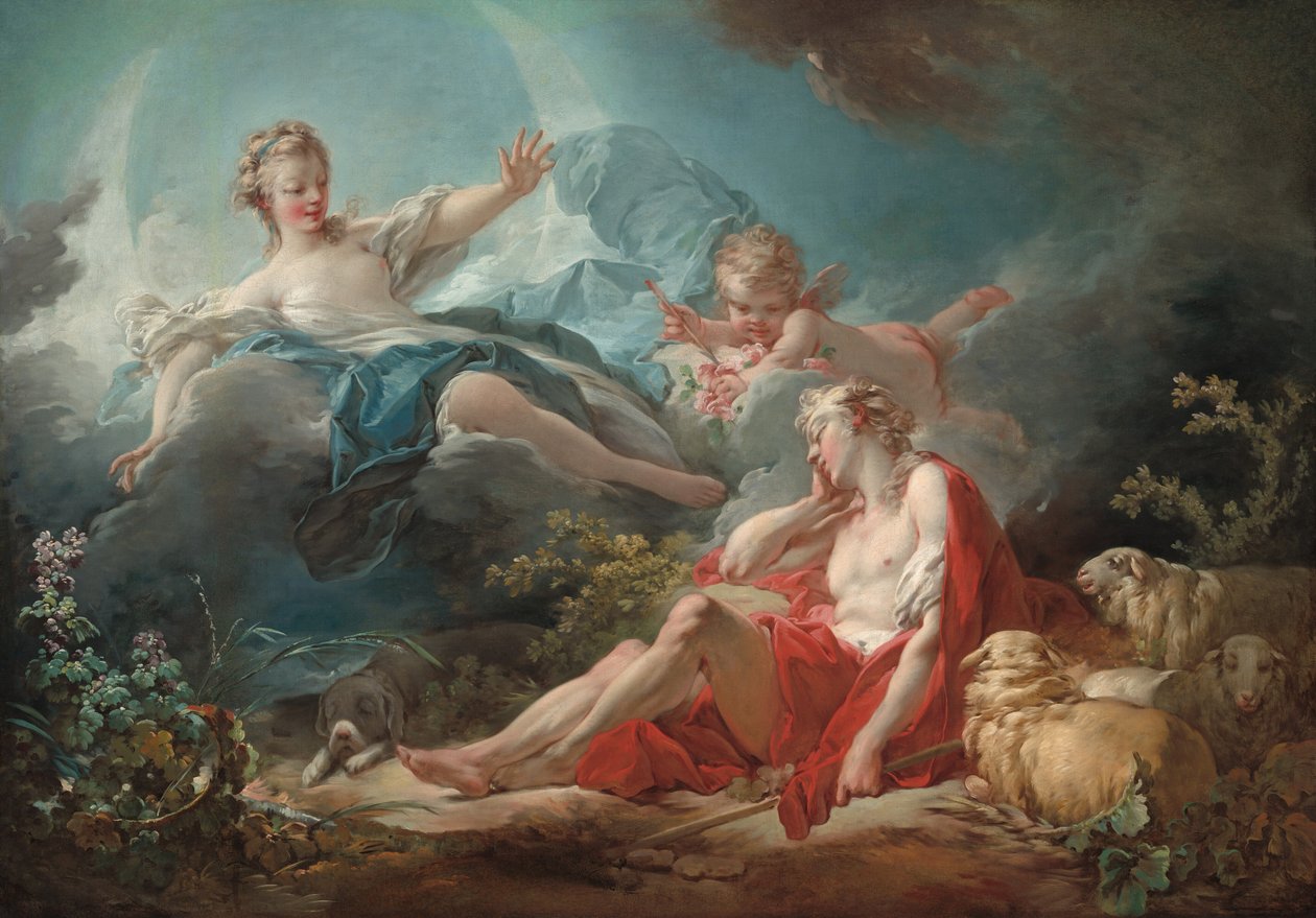 Diana és Endymion c. 17531756. alkotó: Jean Honore Fragonard