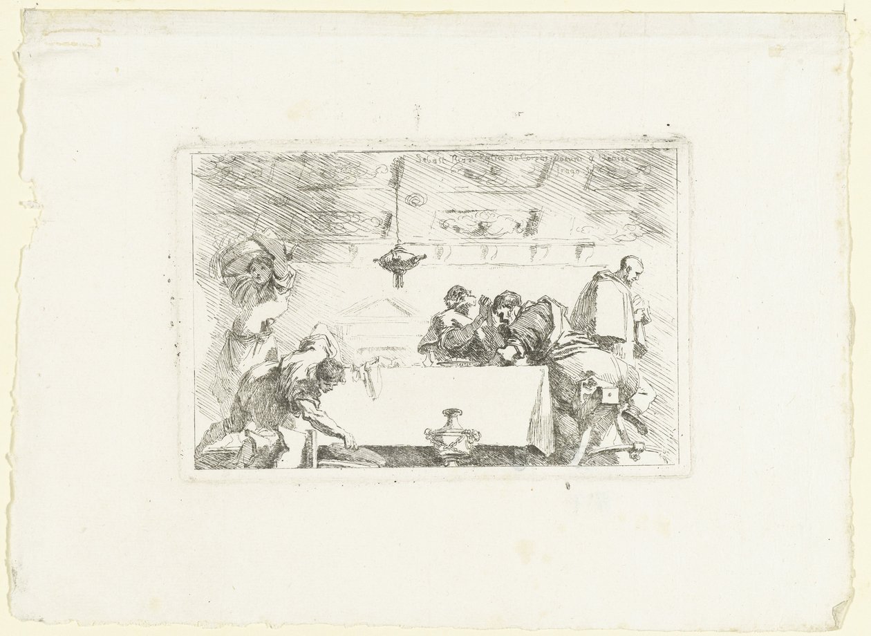 Tanítványok Emmausban alkotó: Jean Honore Fragonard