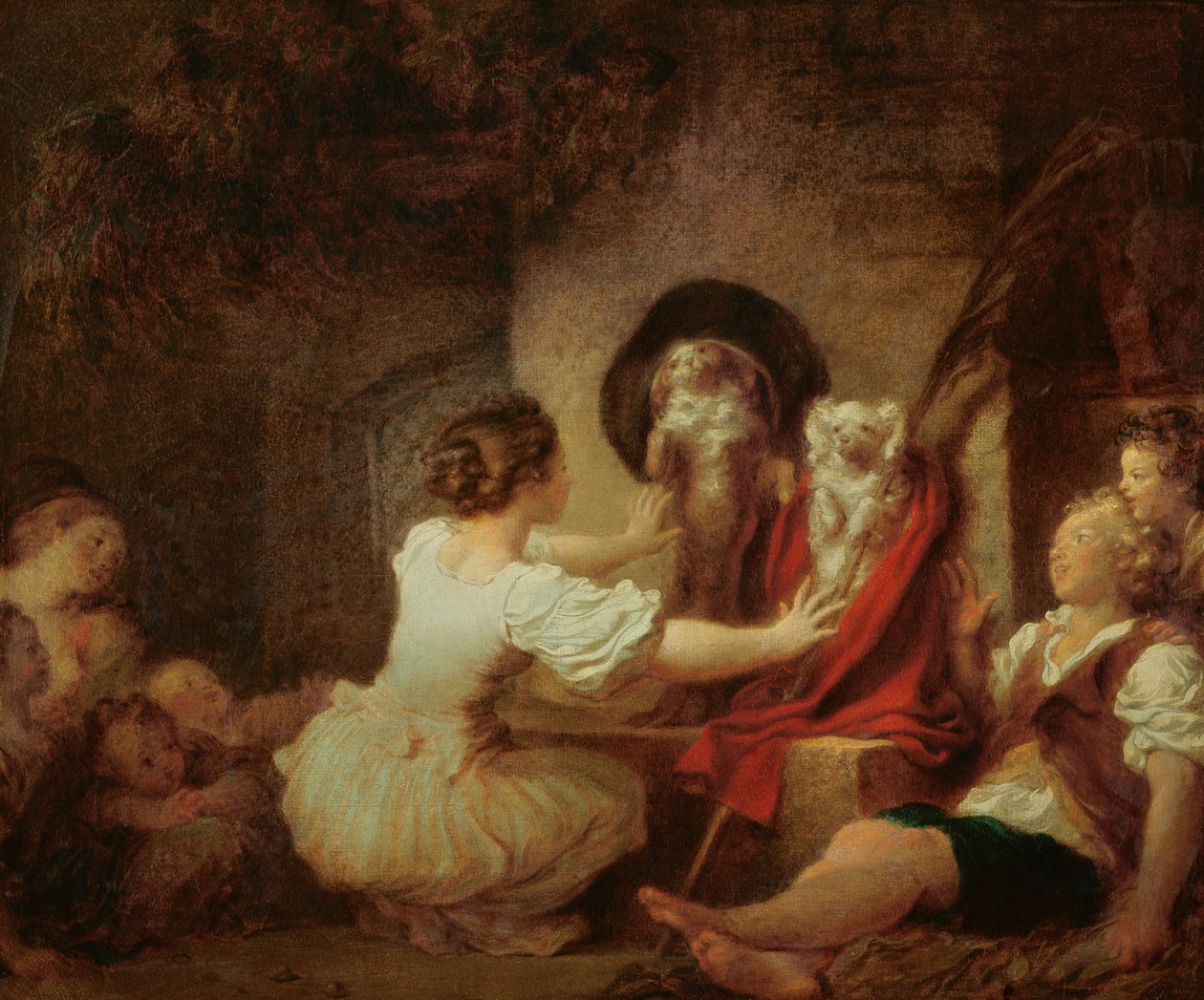 Az oktatás minden, 1780 körül alkotó: Jean Honore Fragonard