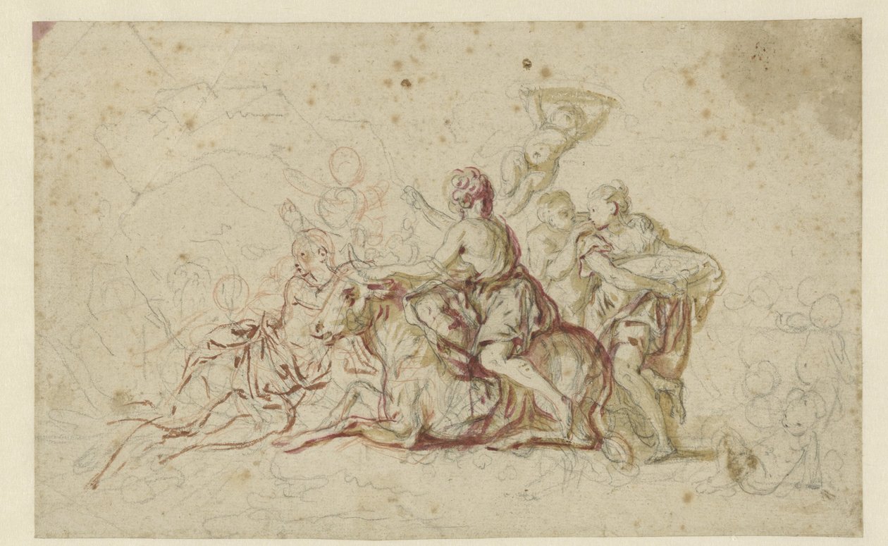 Európát a Jupiter elrabolta egy bika képében alkotó: Jean Honore Fragonard
