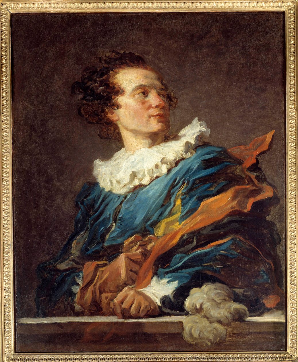 A fantázia figurája: Richard de Saint-Non (vagy Saint-Non) abbé (1727-1791) portréja, mecene, a Siecle des Lumieres festmény értelmiségi és humanista Jean Honore Fragonard (1732-1806) Sun. 0,8x0,65 m - Díszes figura: Richard de apát portréja alkotó: Jean Honore Fragonard