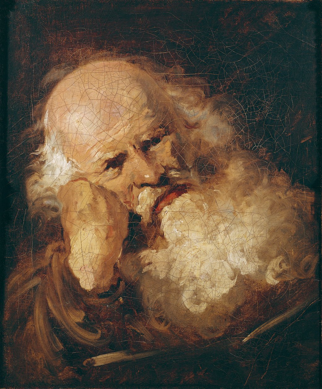 Egy öregember feje alkotó: Jean Honore Fragonard