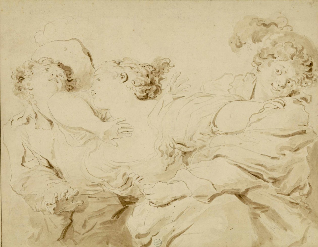 A pofon, 1785. alkotó: Jean Honore Fragonard
