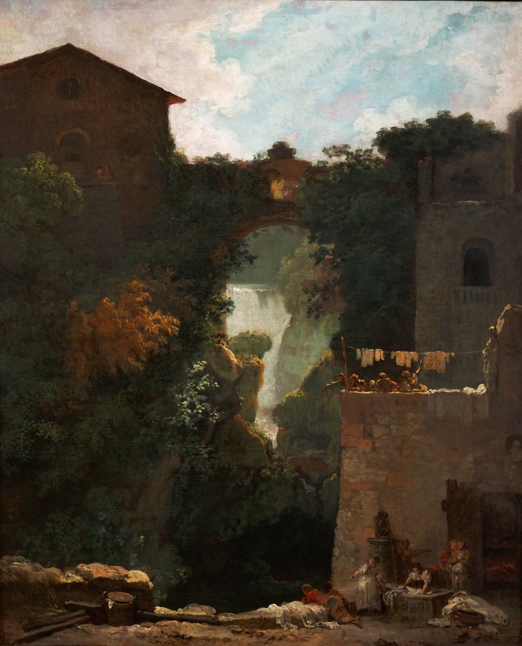 Les Cascatelles de Tivoli Cascatelle Grandi Tivoliban alkotó: Jean Honore Fragonard