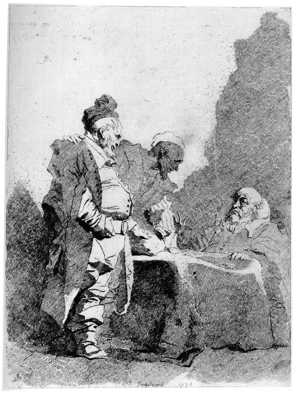 Kereskedők, 1750-1800, 1924 alkotó: Jean Honore Fragonard