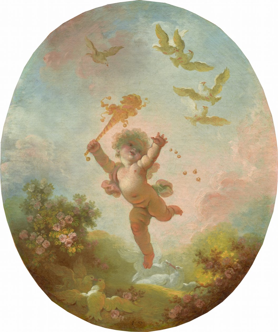Szerelem bolondságként, c. 17731776. alkotó: Jean Honore Fragonard