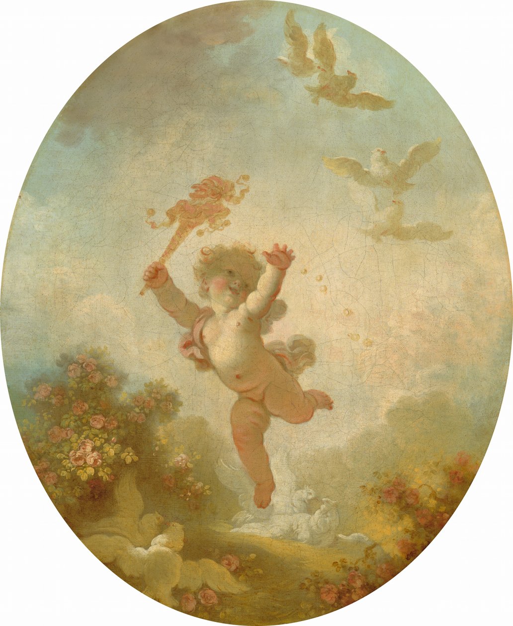 Szerelem bolondságként, c. 17731776. alkotó: Jean Honore Fragonard