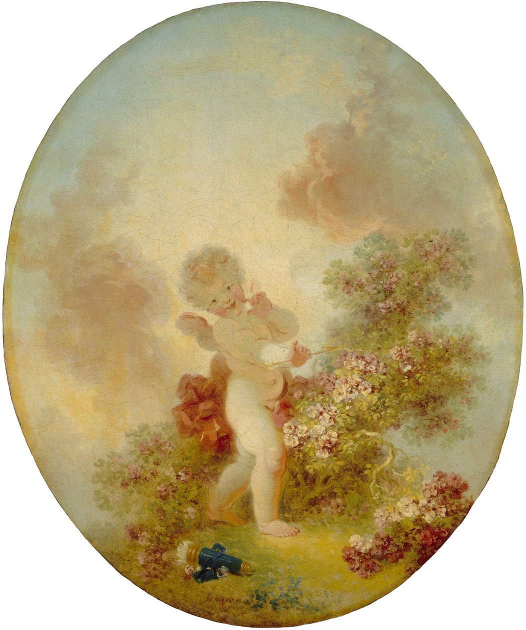 Szerelem a Sentinel, 1773-76 körül alkotó: Jean Honore Fragonard