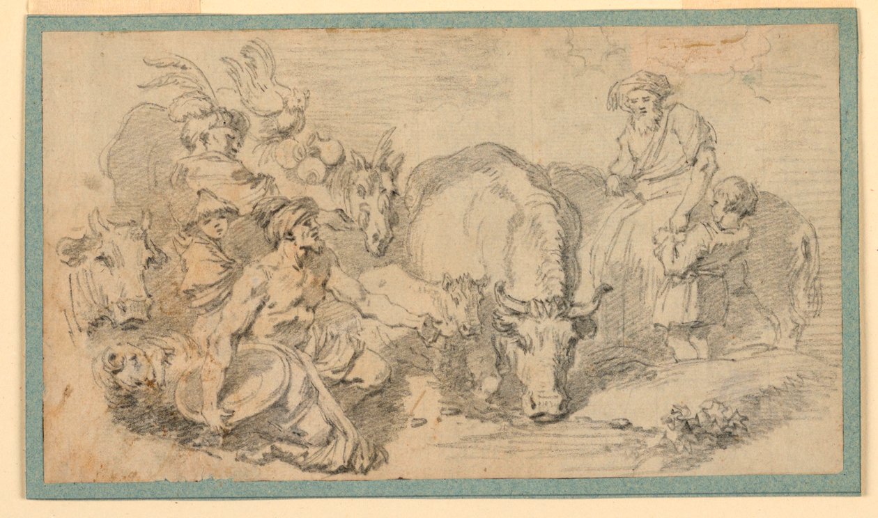 Keleti jelenet alkotó: Jean Honore Fragonard