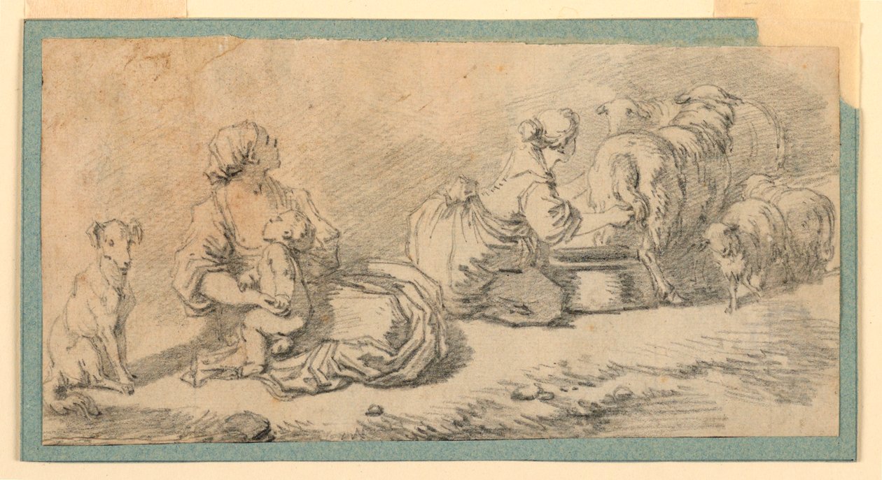 Lelkészi jelenet alkotó: Jean Honore Fragonard