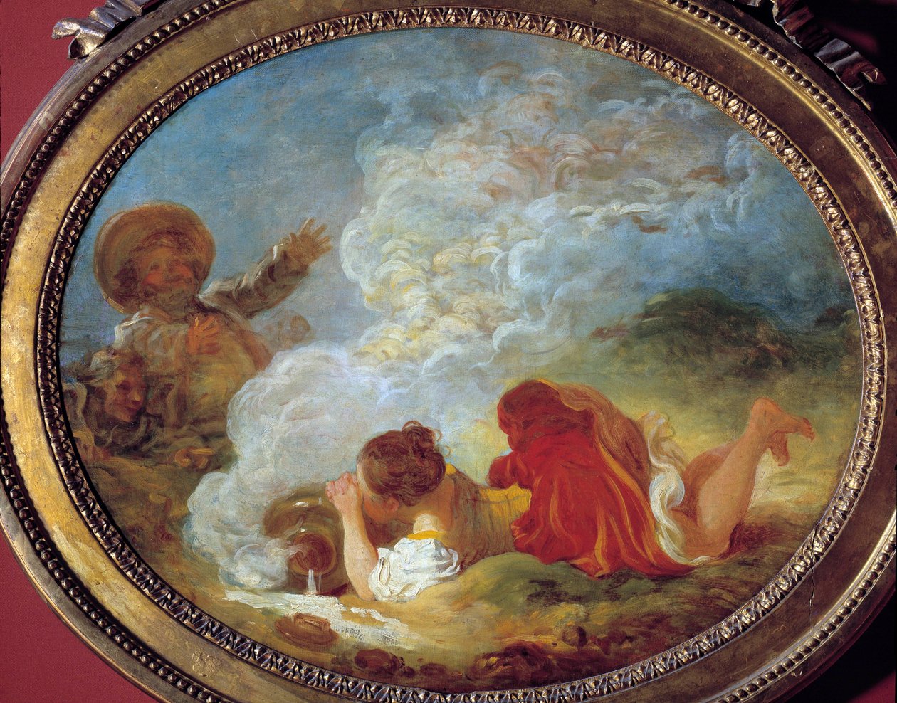 Perrette és a tejeskancsó Jean de la Fontaine „La lait tiere et le jug au lait” című történetéből. Jean Honore Fragonard (1732-1806) festménye, 18. századi Musee Cognacq Jay alkotó: Jean Honore Fragonard