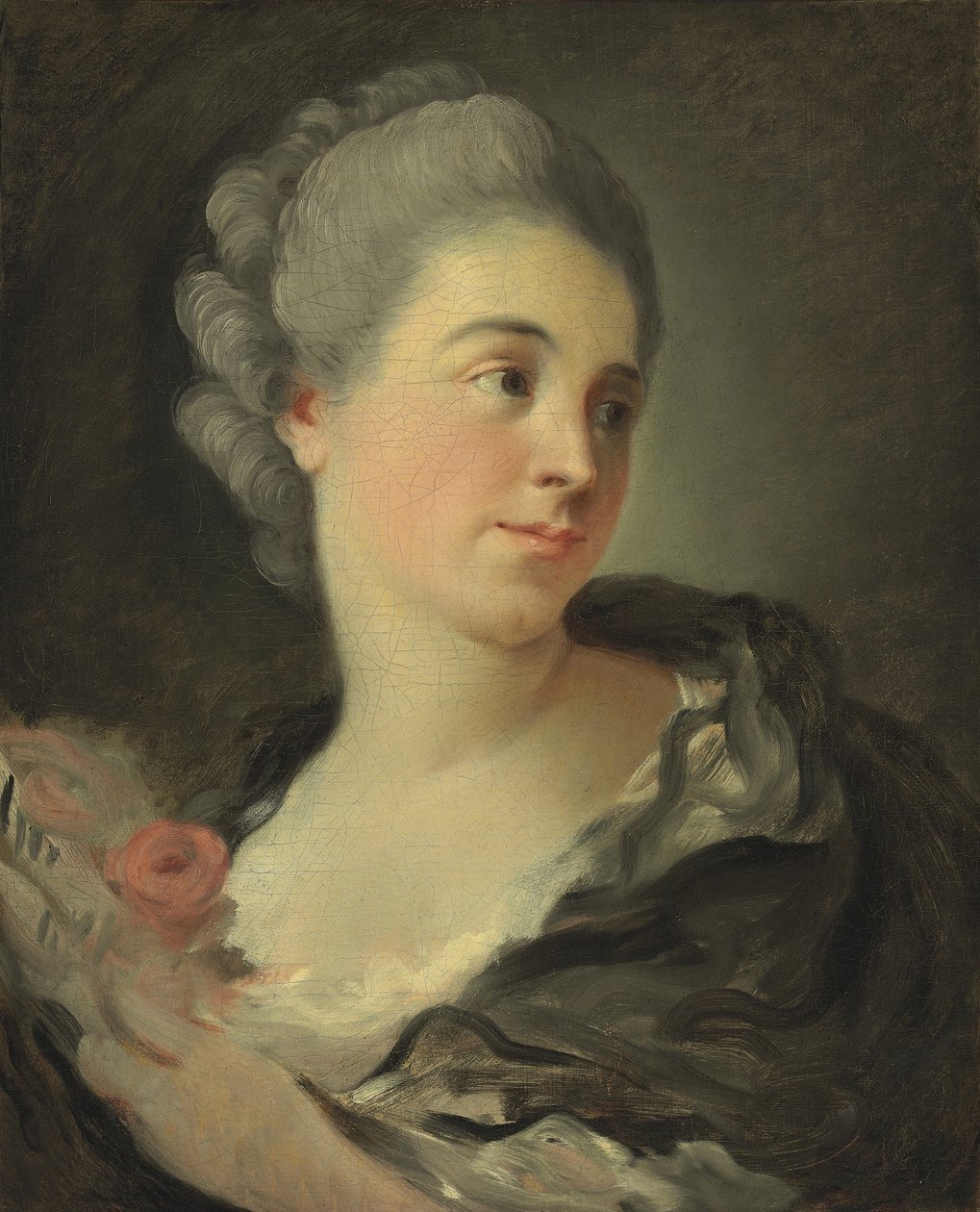 Marie-Therese Colombe portréja alkotó: Jean Honore Fragonard