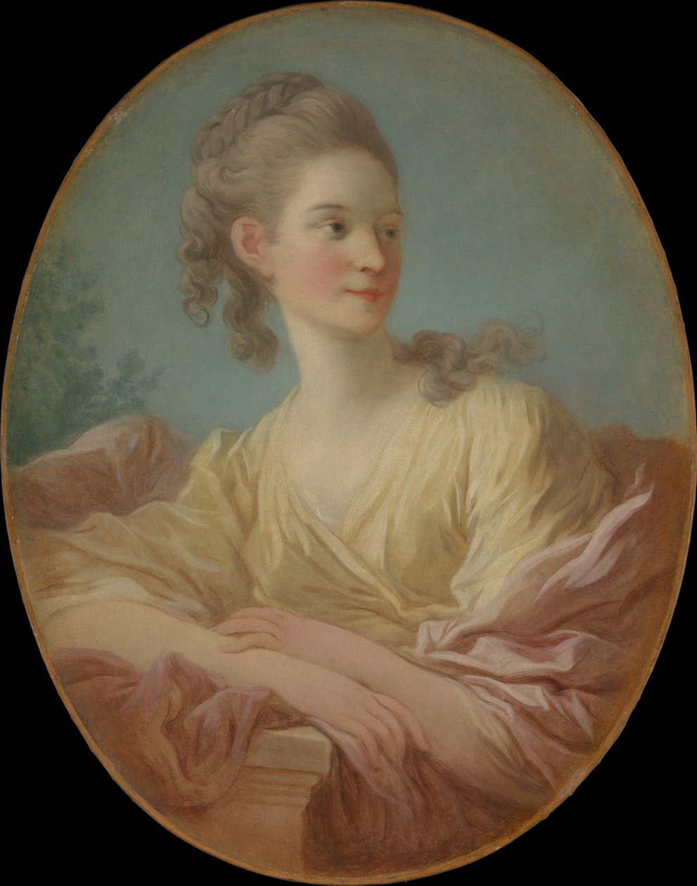 Fiatal nő portréja, 1770-es évek. alkotó: Jean Honore Fragonard