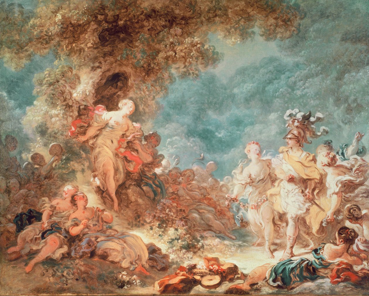 Rinaldo az Armida palota kertjében alkotó: Jean Honore Fragonard