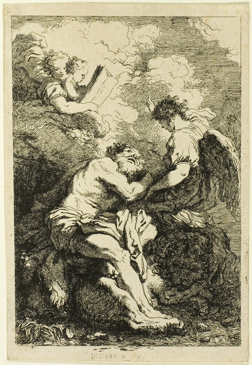 Szent Jeromos alkotó: Jean Honore Fragonard