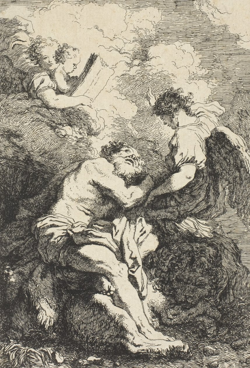 Szent Jeromos, 1761-65 körül alkotó: Jean Honore Fragonard