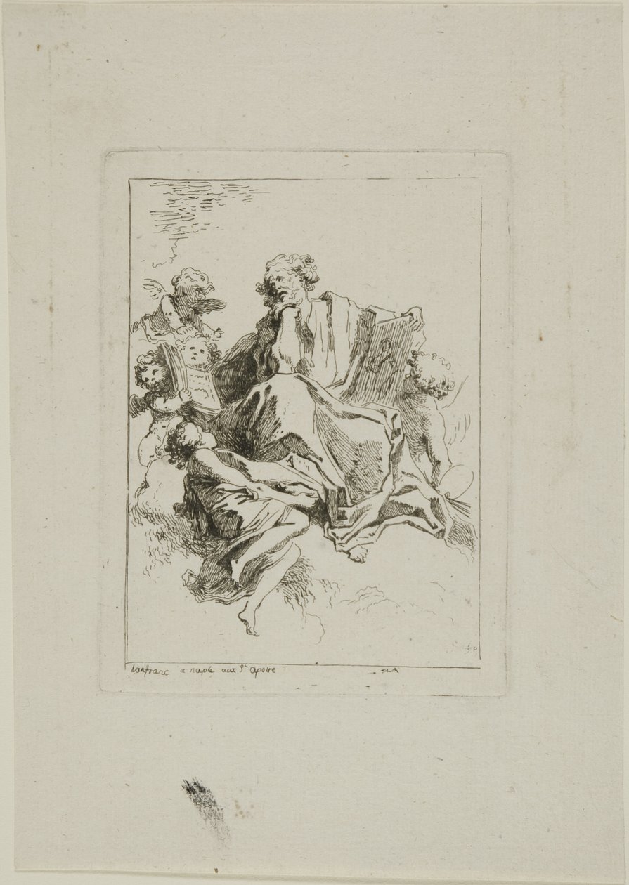 Szent Lukács alkotó: Jean Honore Fragonard