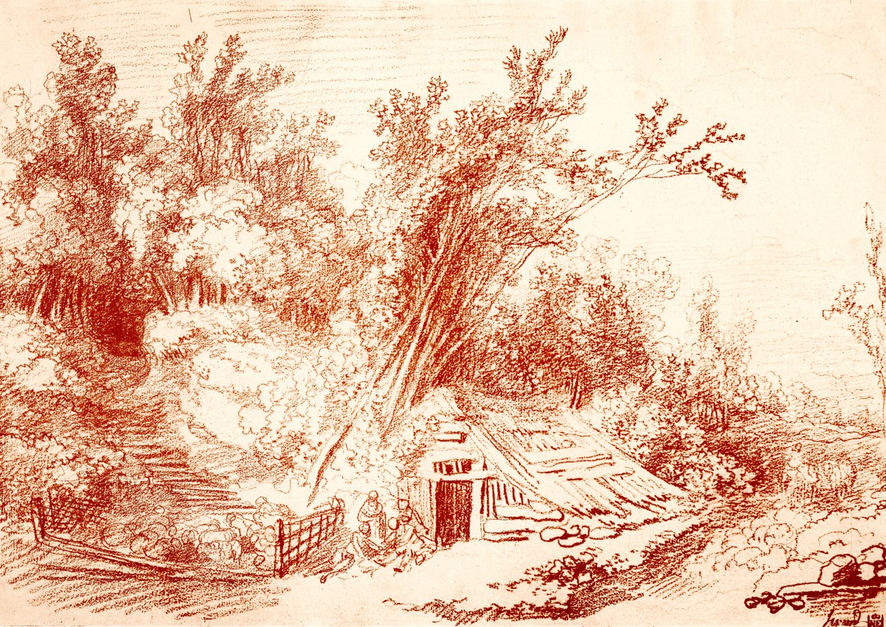 Juhistálló alkotó: Jean Honore Fragonard