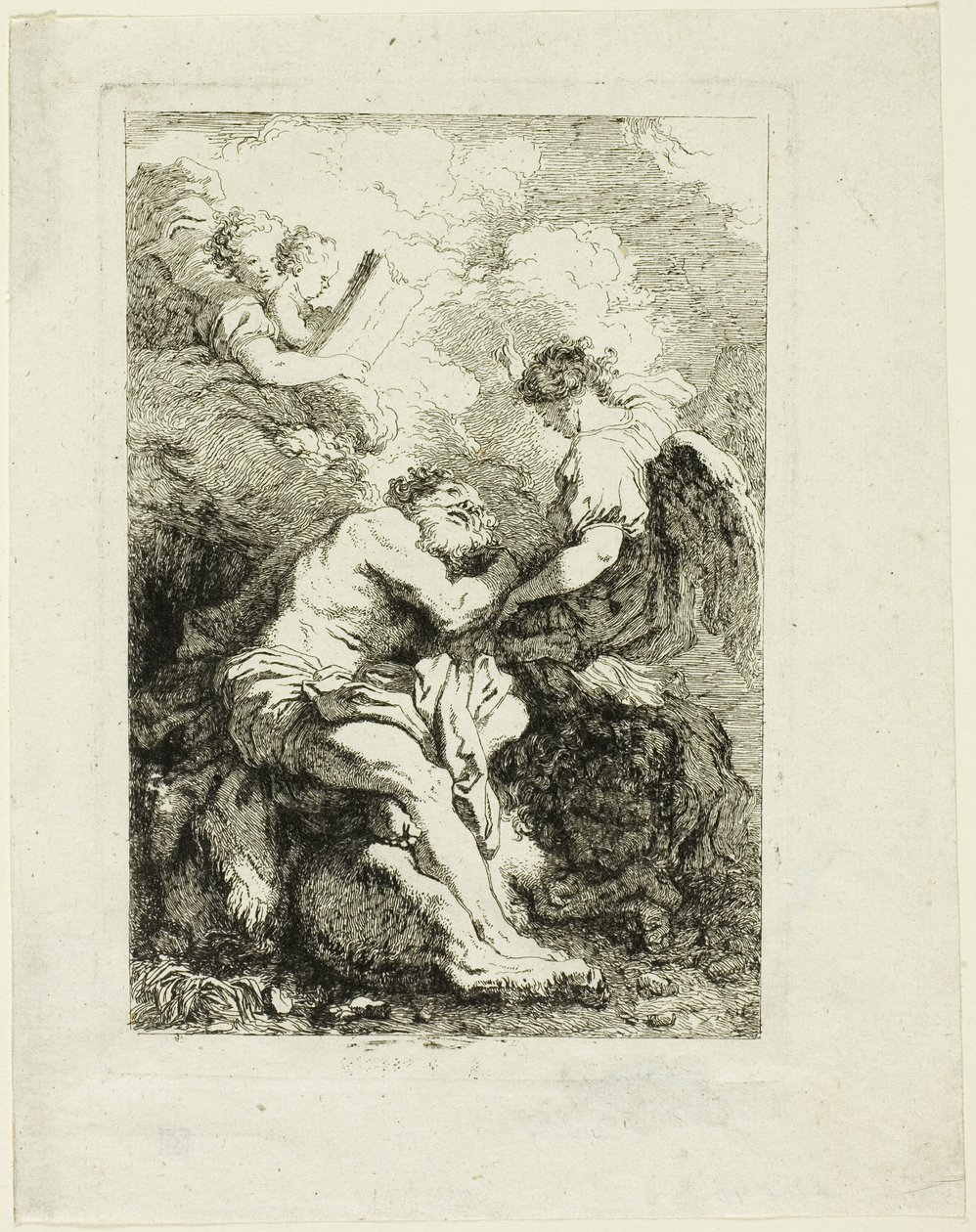 Szent Jeromos alkotó: Jean Honore Fragonard