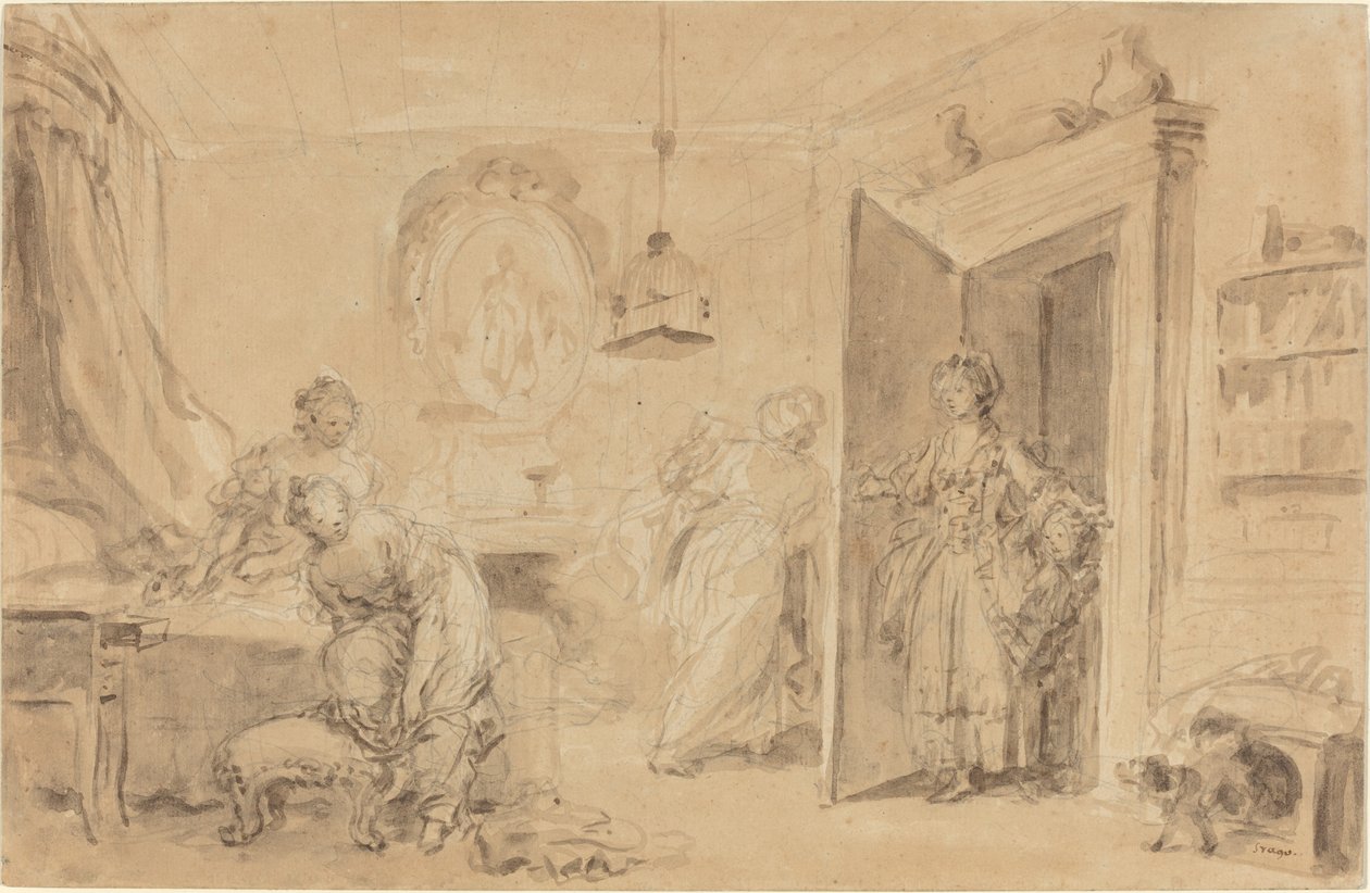 A hálószoba alkotó: Jean Honore Fragonard