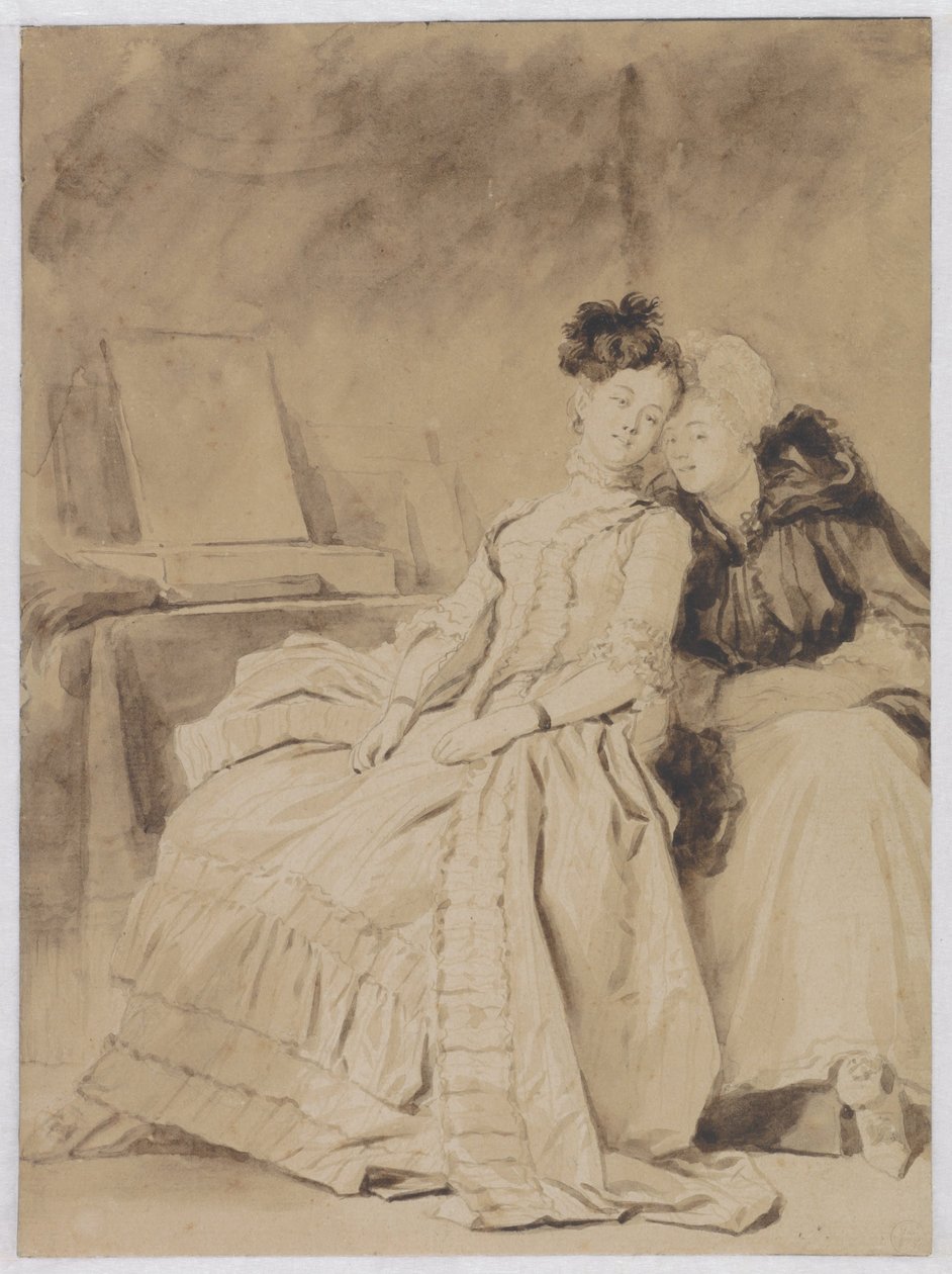 Az intim beszélgetés, 1778 körül alkotó: Jean Honore Fragonard
