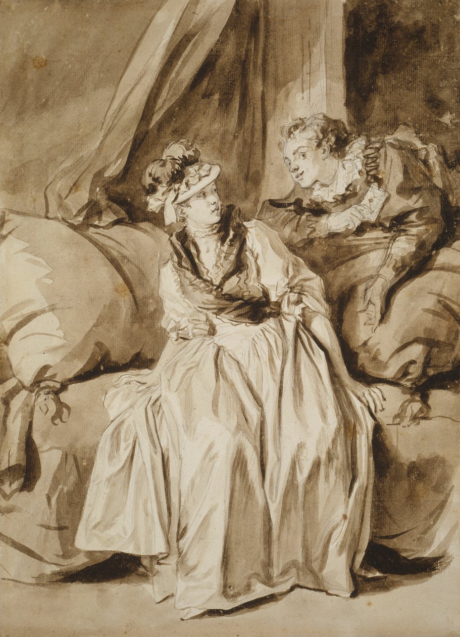 A levél, vagy a spanyol beszélgetés alkotó: Jean Honore Fragonard