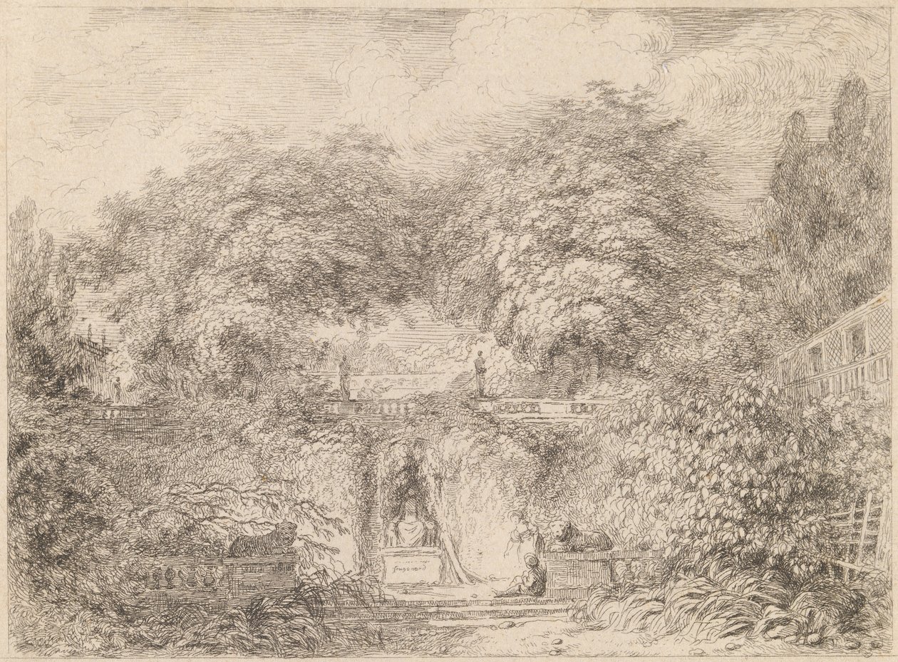 A kis park (Le petite parc) alkotó: Jean Honore Fragonard