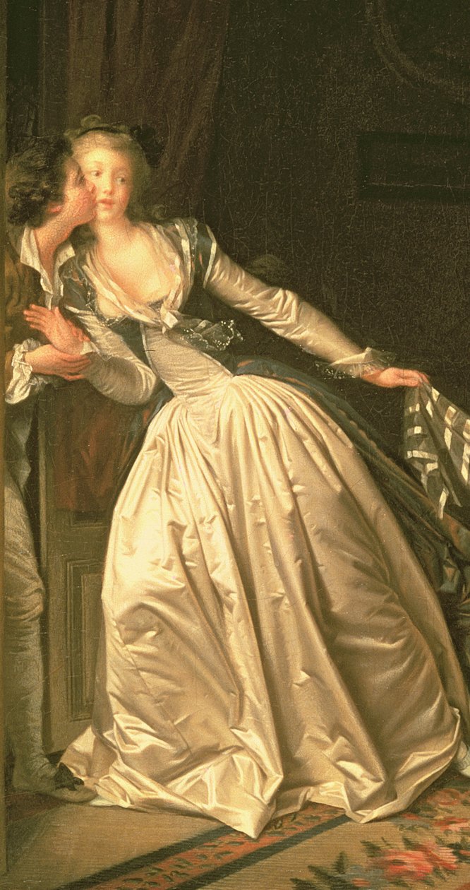 Az ellopott csók, 1788 körül (37519. részlet) alkotó: Jean Honore Fragonard