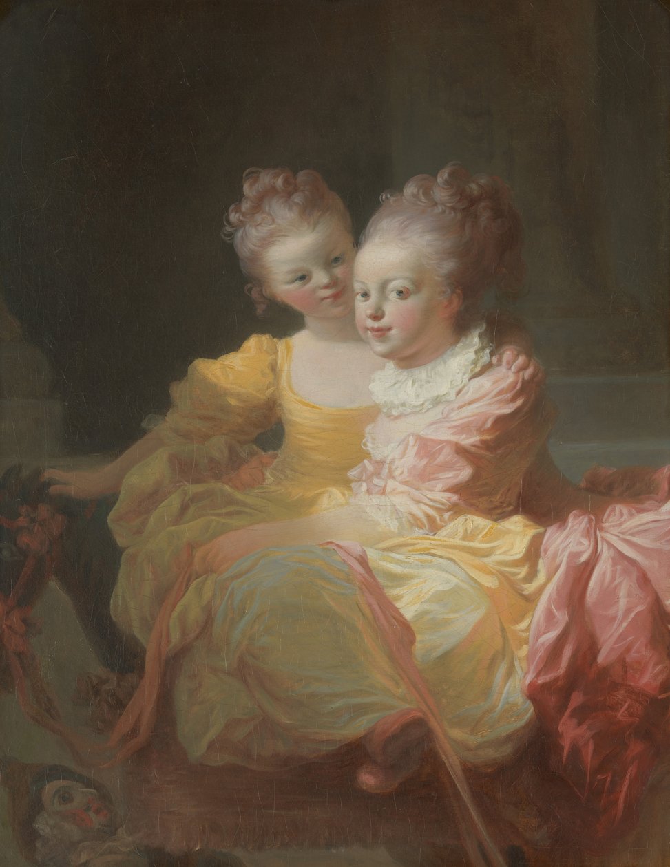 A két nővér, 1769-70 körül (olaj, vászon) alkotó: Jean Honore Fragonard