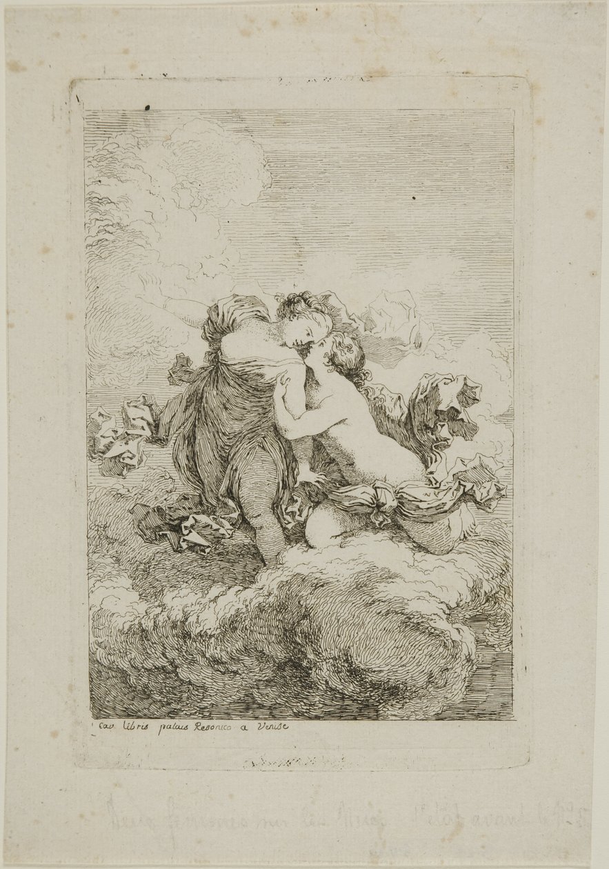 Két női alak a felhőn alkotó: Jean Honore Fragonard