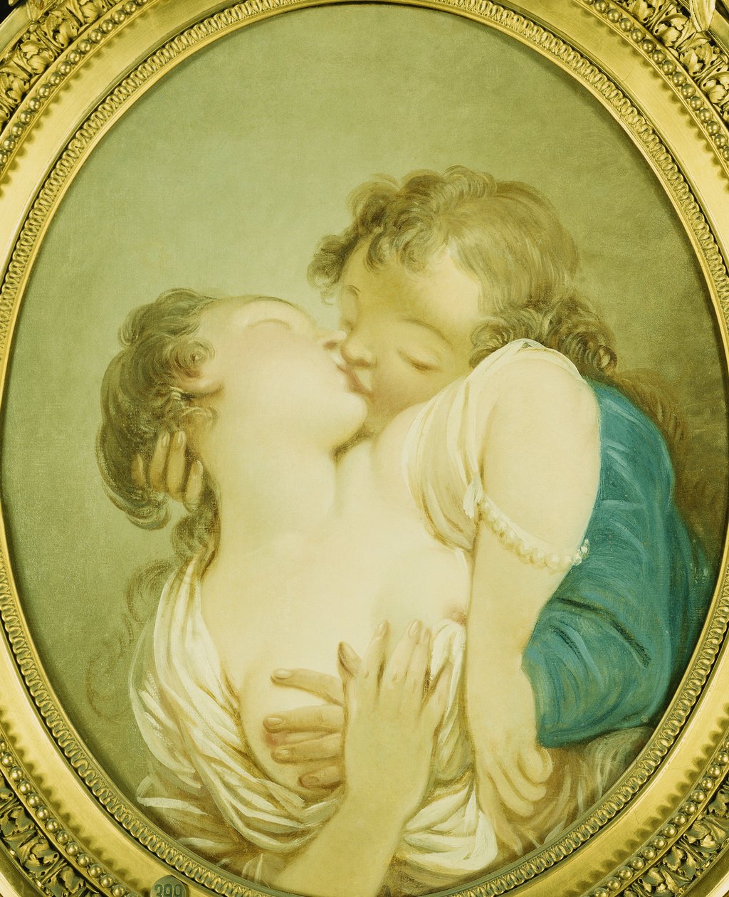 Fiatal szerelmesek, alkotó: Jean Honore Fragonard