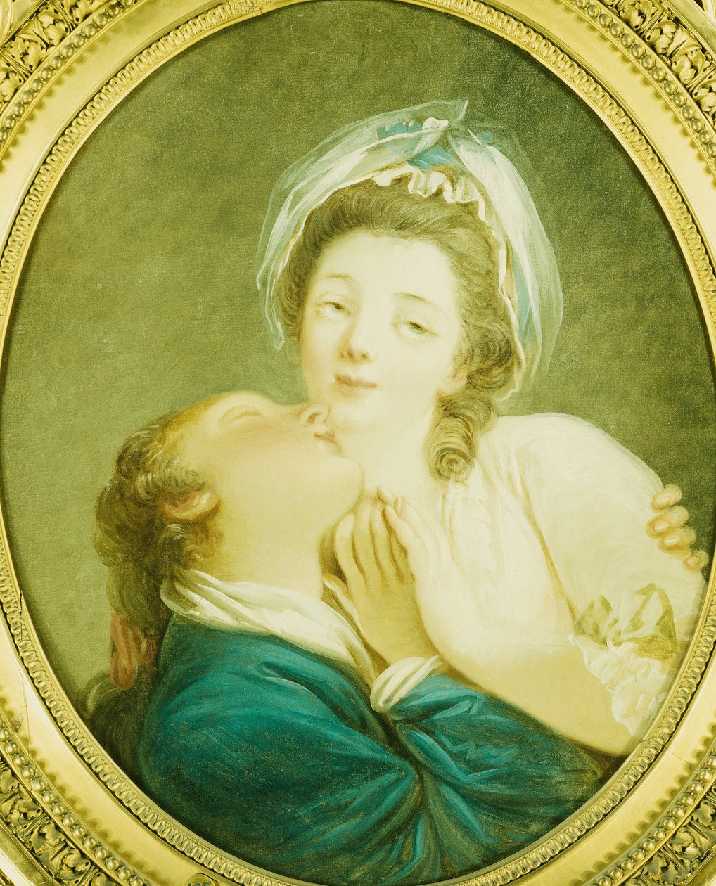 Fiatal szerelmesek, alkotó: Jean Honore Fragonard