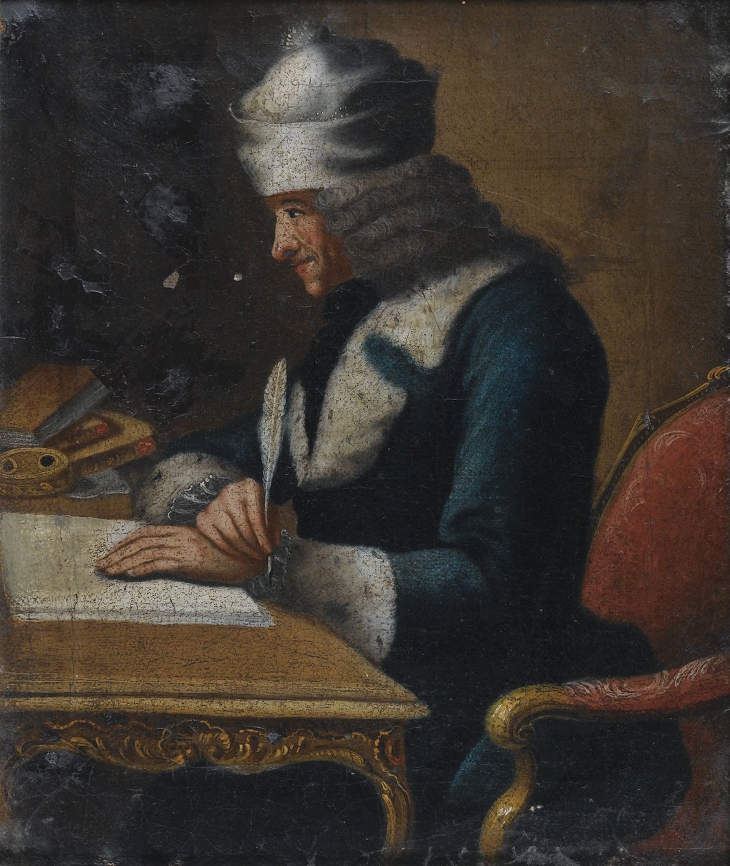 Francois Marie Arouet portréja, Voltaire 1694-1778 alkotó: Jean Huber