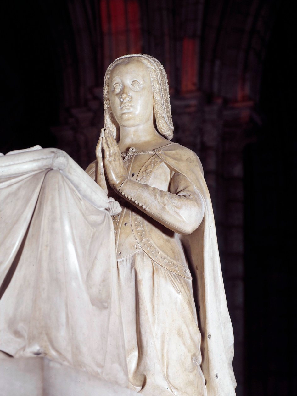 Bretagne-i Anna (1477-1514) és XII. Lajos sírjának Orant. I. John Juste szobra (1485-1549) alkotó: Jean I Juste