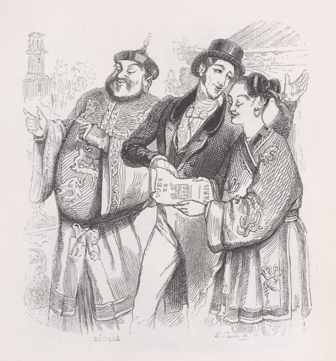 Párizsi Jean a Béranger teljes műveiből, 1836. alkotó: Jean Ignace Isidore Gérard