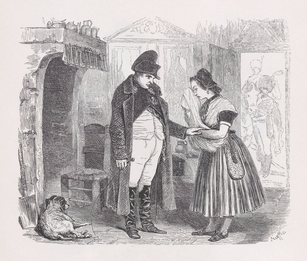 Az emberek emlékei Béranger teljes műveiből, 1836. alkotó: Jean Ignace Isidore Gérard