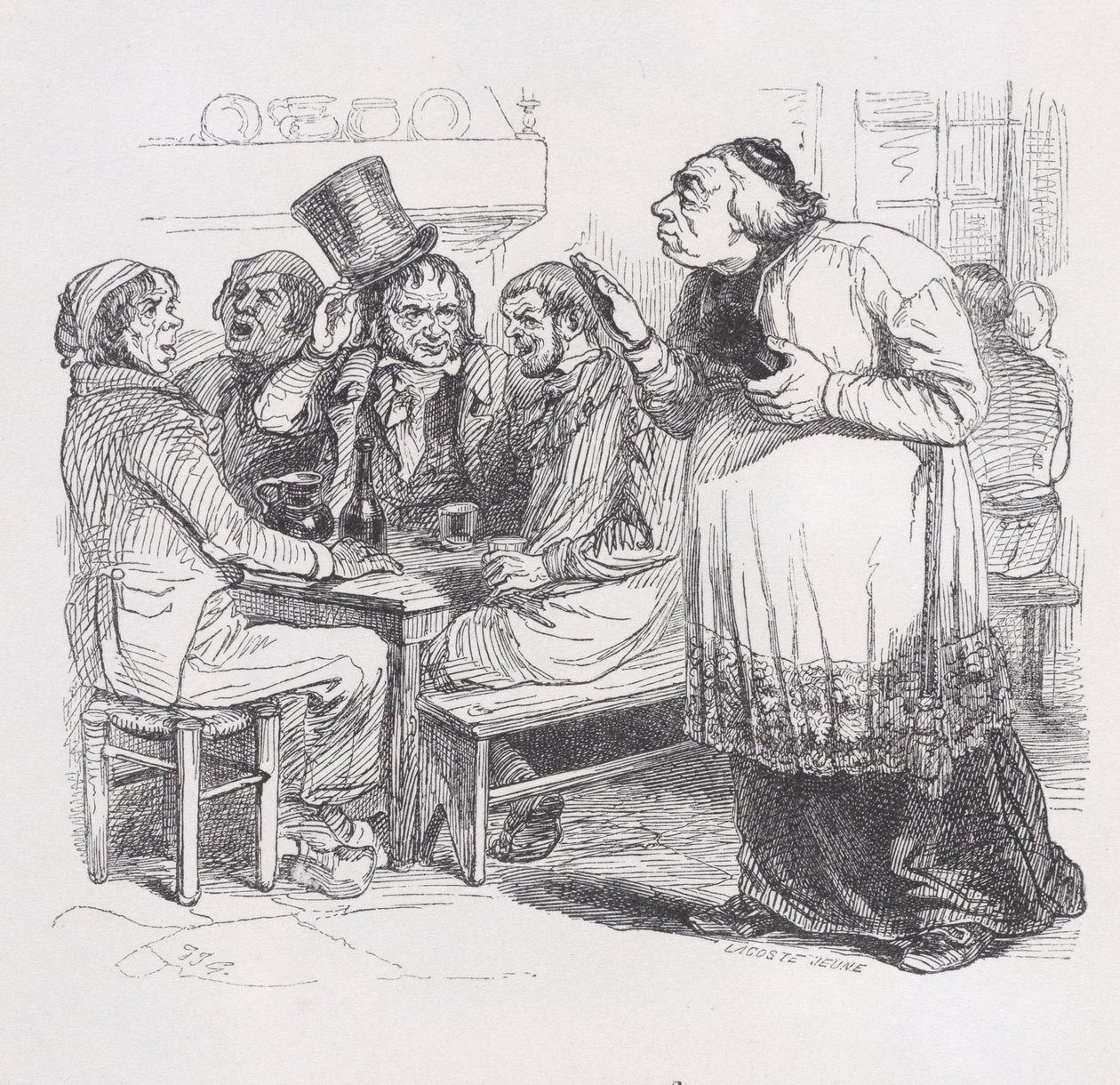 Gyógyszerem a Béranger teljes műveiből, 1836. alkotó: Jean Ignace Isidore Gérard