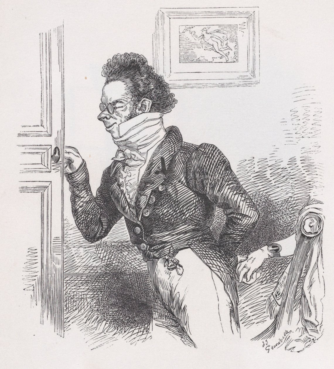 Robin, a barát Béranger teljes műveiből, 1836. alkotó: Jean Ignace Isidore Gérard