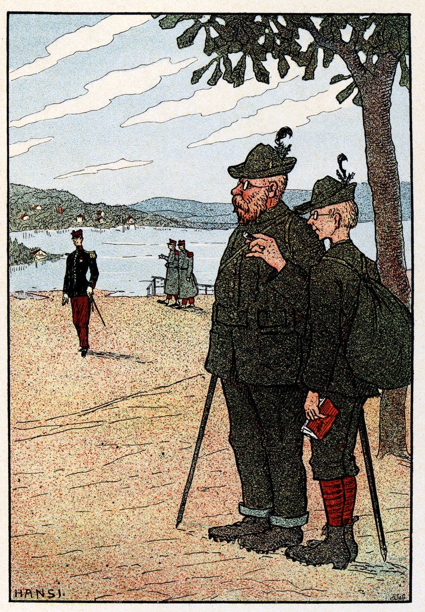 Vosges Bilder (a Vogézusok képei); Egy Gerardmer alkotó: Jean Jacques (1873 1951) Waltz
