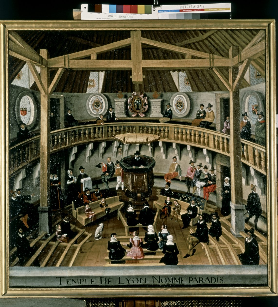 PROTESTANTIZMUS (kálvinizmus): A paradicsomi templom 1564-ben. alkotó: Jean Jacques (after) Perrissin